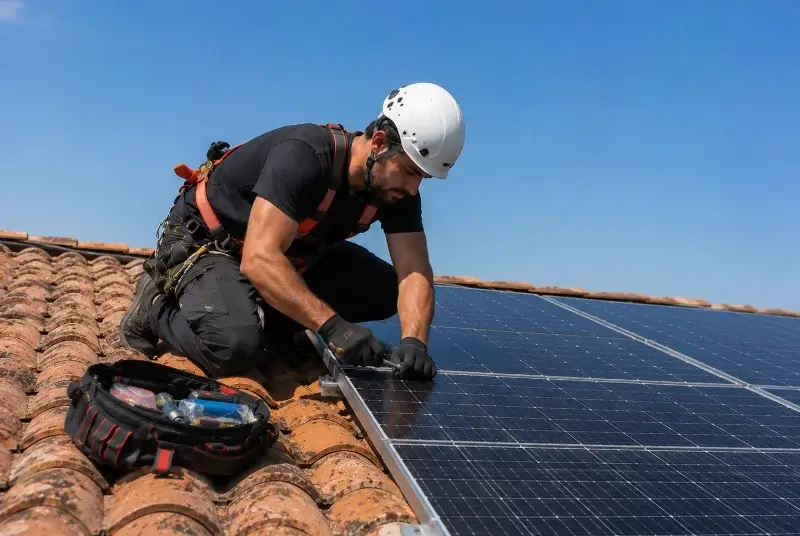 Maintenance et monitoring de panneaux solaires à Bouc-Bel-Air